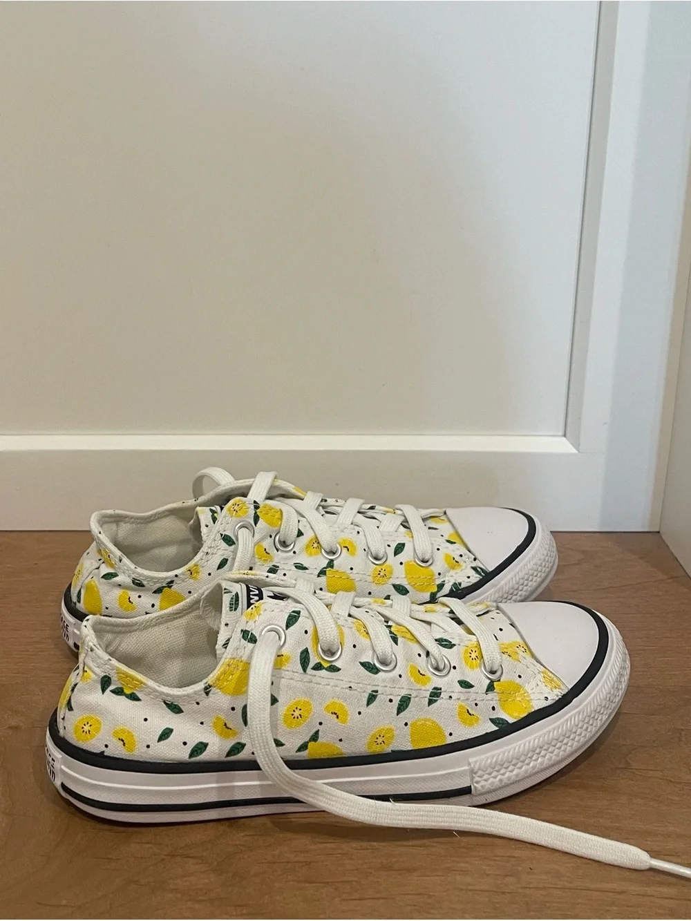 Converse Chuck Taylor All Star Lemon Print Low Top Sneakers